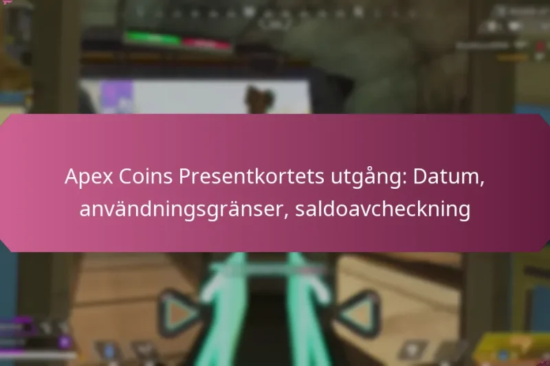 Apex Coins Presentkortets utgång: Datum, användningsgränser, saldoavcheckning
