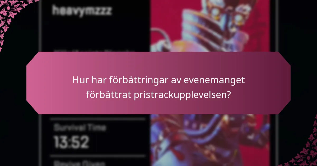 Vilka nya funktioner har lagts till i Eventpristracken?
