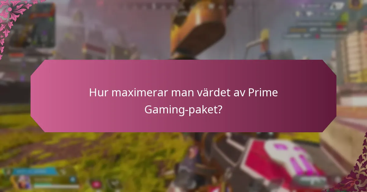 Vilka belöningar har erbjudits i tidigare Prime Gaming-paket?