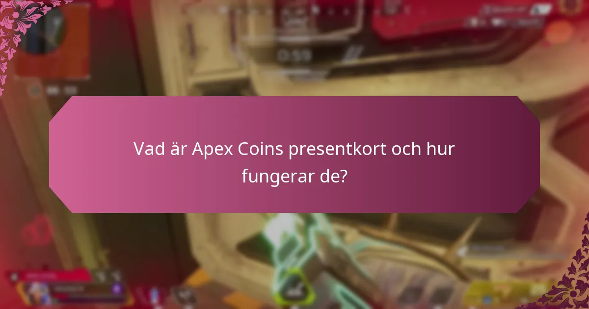 Vilka plattformar stöder Apex Coins presentkort?