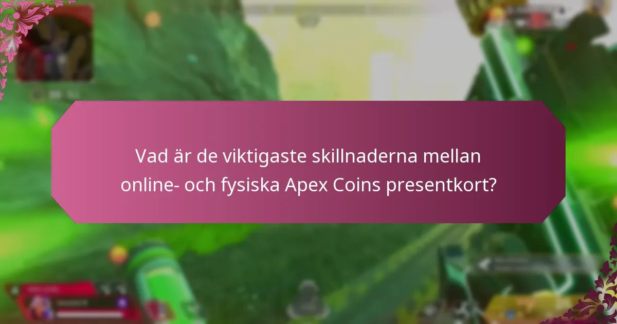 Hur skiljer sig leveransmetoderna för Apex Coins presentkort?