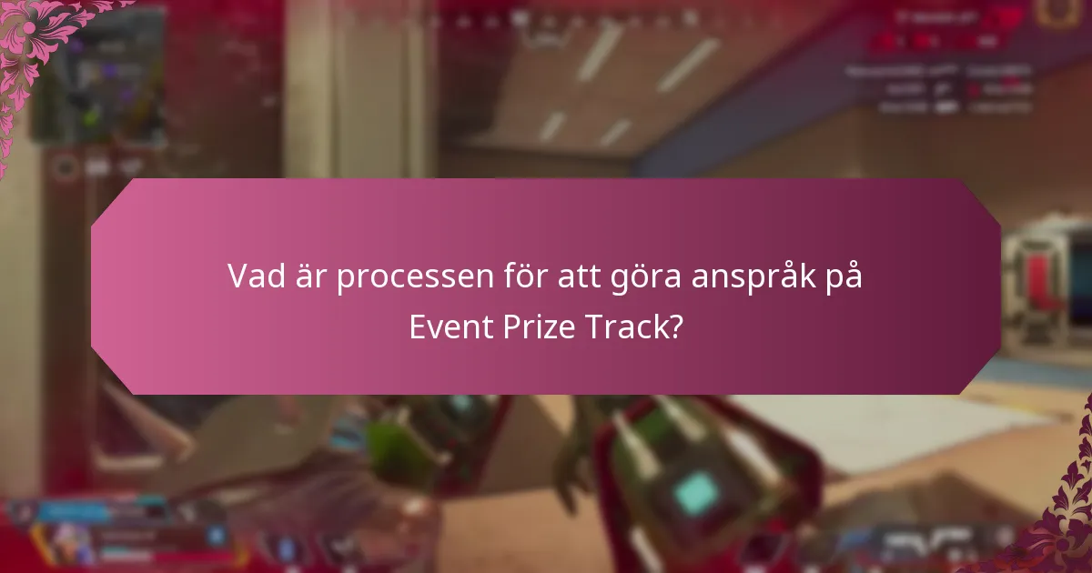 Vem är berättigad till Event Prize Track?