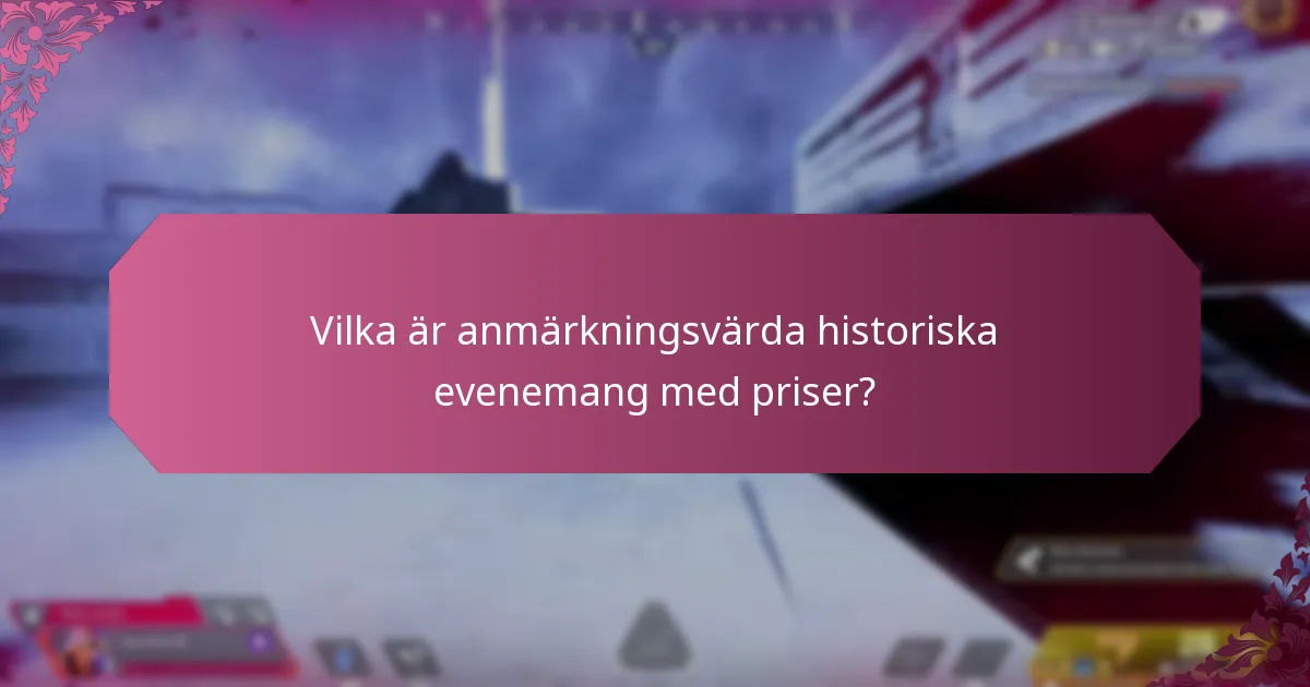 Hur har evenemangspriser utvecklats över tid?