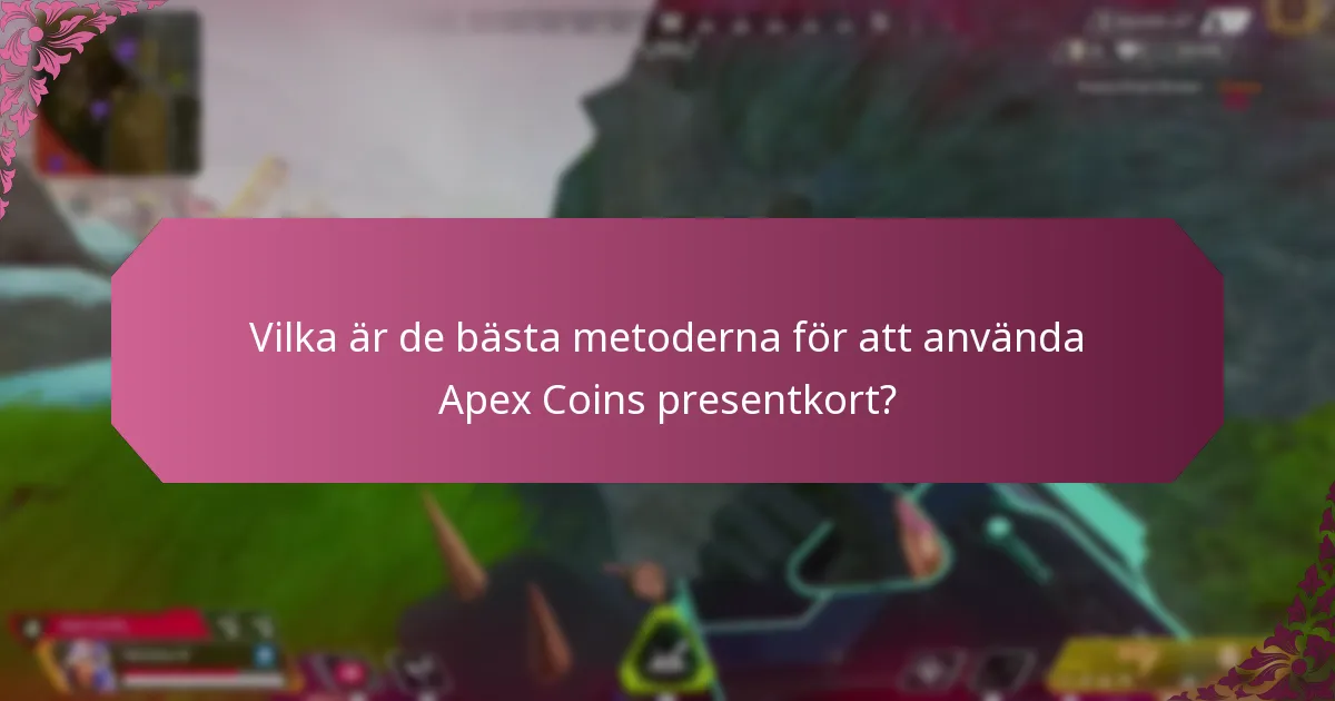 Vilka felsökningsresurser finns tillgängliga för Apex Coins presentkort?