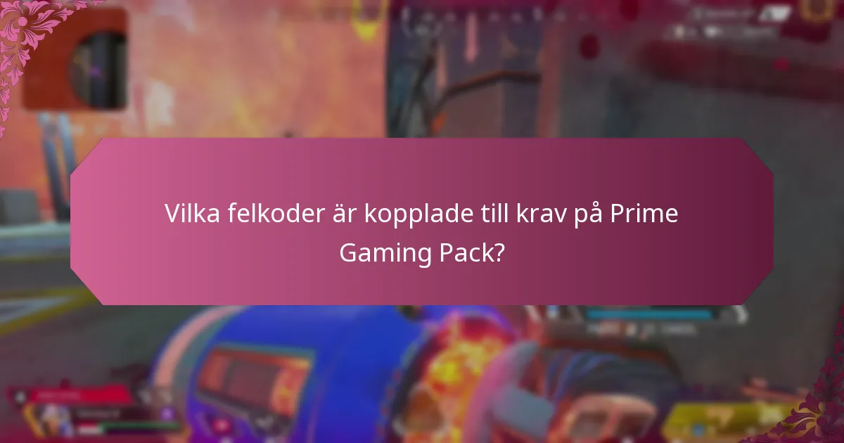 Vilka uppdateringar bör jag vara medveten om angående Prime Gaming Pack?